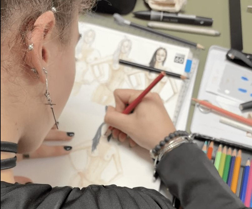 Martina Guastini, Istituto di Moda Burgo Bologna. 2025, primo anno del corso di Fashion Design