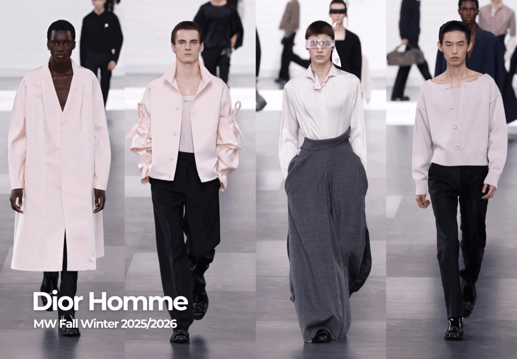 Dior Homme Fw 25 26 Light Pink